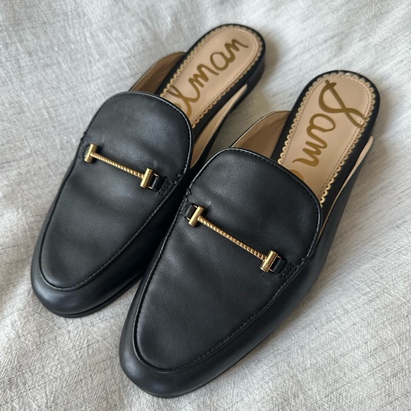 Sam Edelman Shoes - Sam Edelman Black Leather Laurna Mule, Size 7